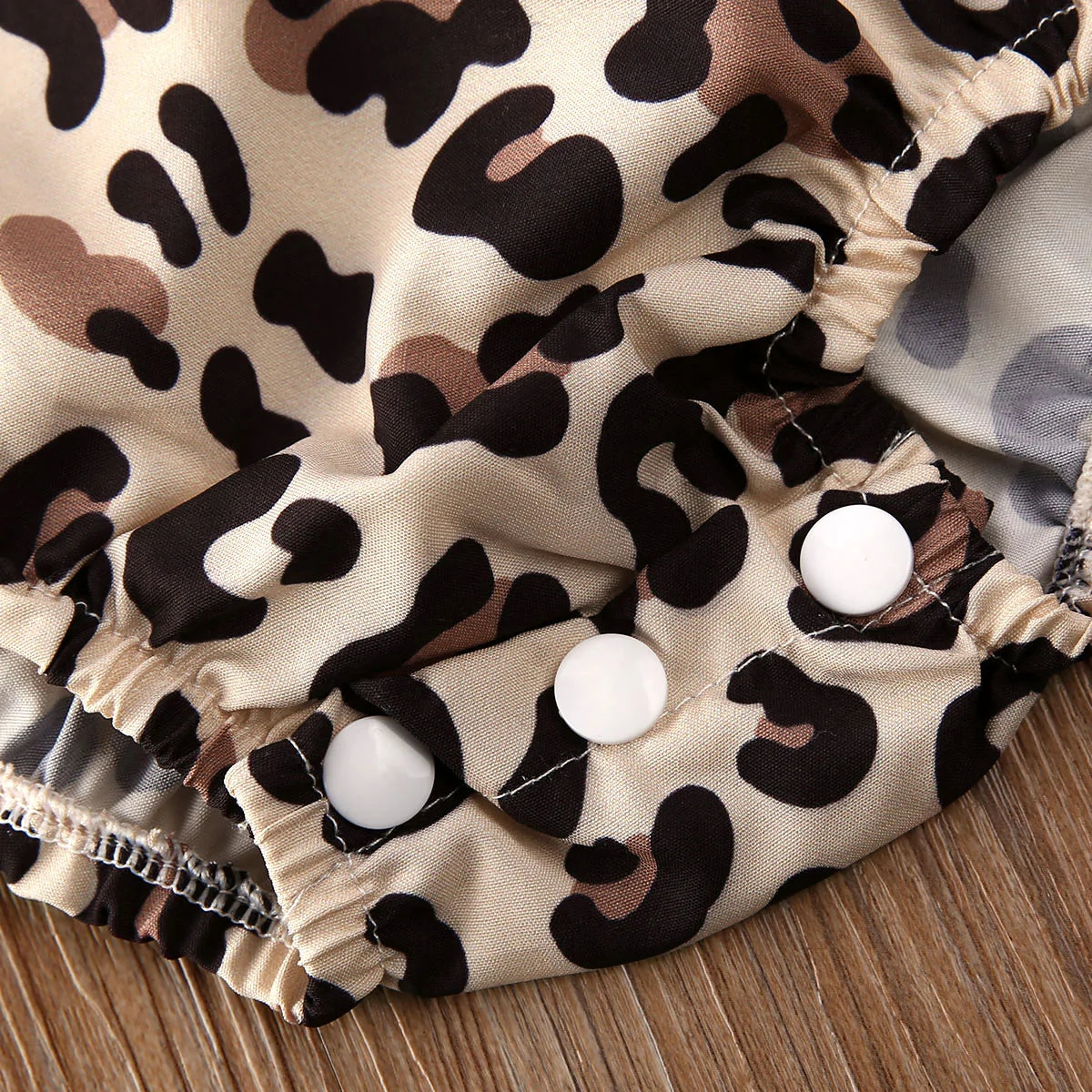 Leopard Baby Jumpsuit & Headband Set