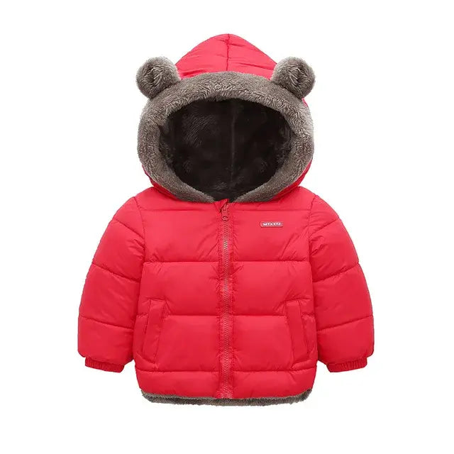 Kids Thick Cozy Fleece Winter Jacket