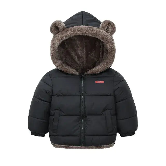 Kids Thick Cozy Fleece Winter Jacket
