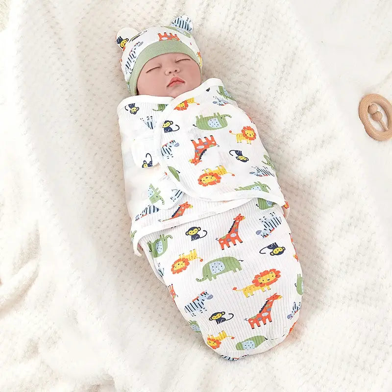 Cozy Cotton Swaddle Blanket Set