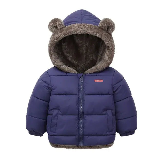 Kids Thick Cozy Fleece Winter Jacket