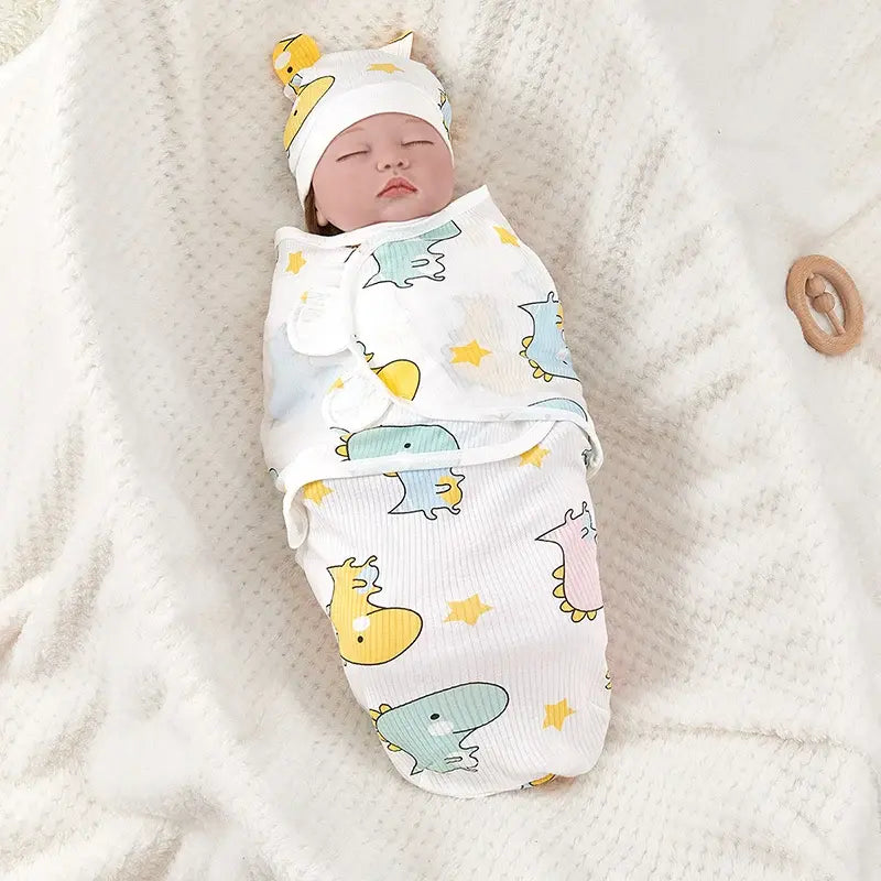 Cozy Cotton Swaddle Blanket Set