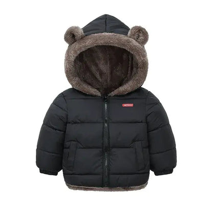 Kids Thick Cozy Fleece Winter Jacket
