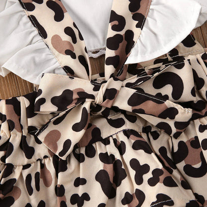 Leopard Baby Jumpsuit & Headband Set